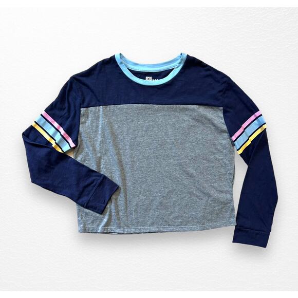 NEW Epic Threads Varsity Stripe Color Block Tee, Size 14/16 - Picture 4 of 5